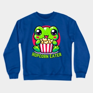 Popcorn frog for movie Crewneck Sweatshirt